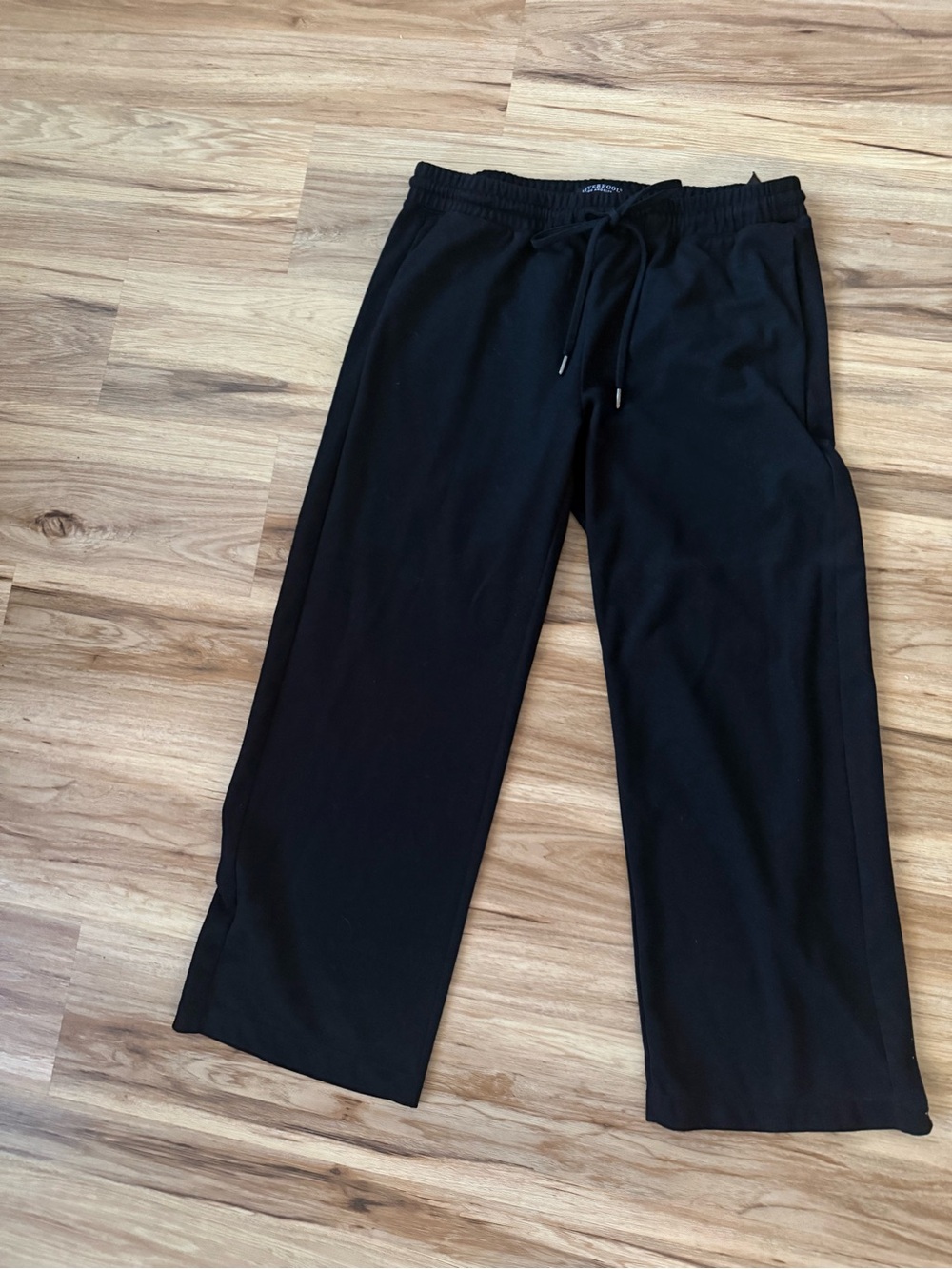 Liverpool Women's Black Drawstring Jogger Pants
